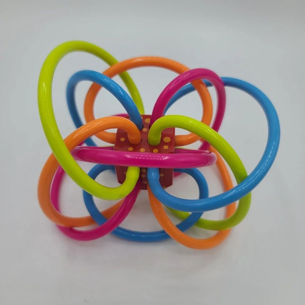 Manhattan Toy Winkel Rattle and Sensory Teether Activity Baby Toy #2